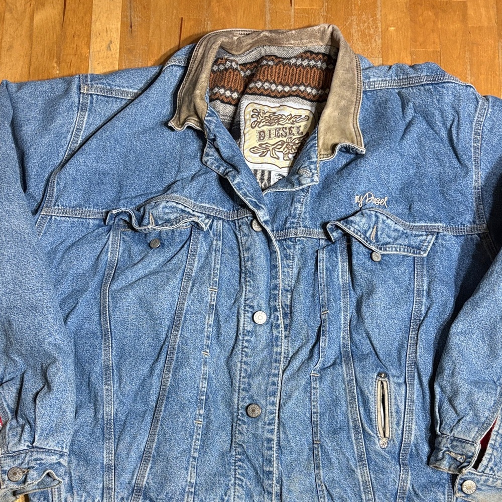 Vintage Diesel denim trucker jacket